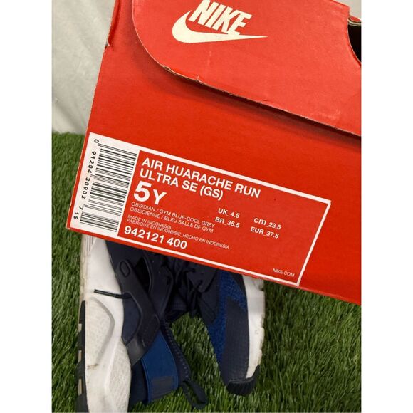 Nike Air Huarache Run GS Obsidian Blue Nebula Size 5Y / Women’s 6.5 – 942121-400 - Picture 6 of 6